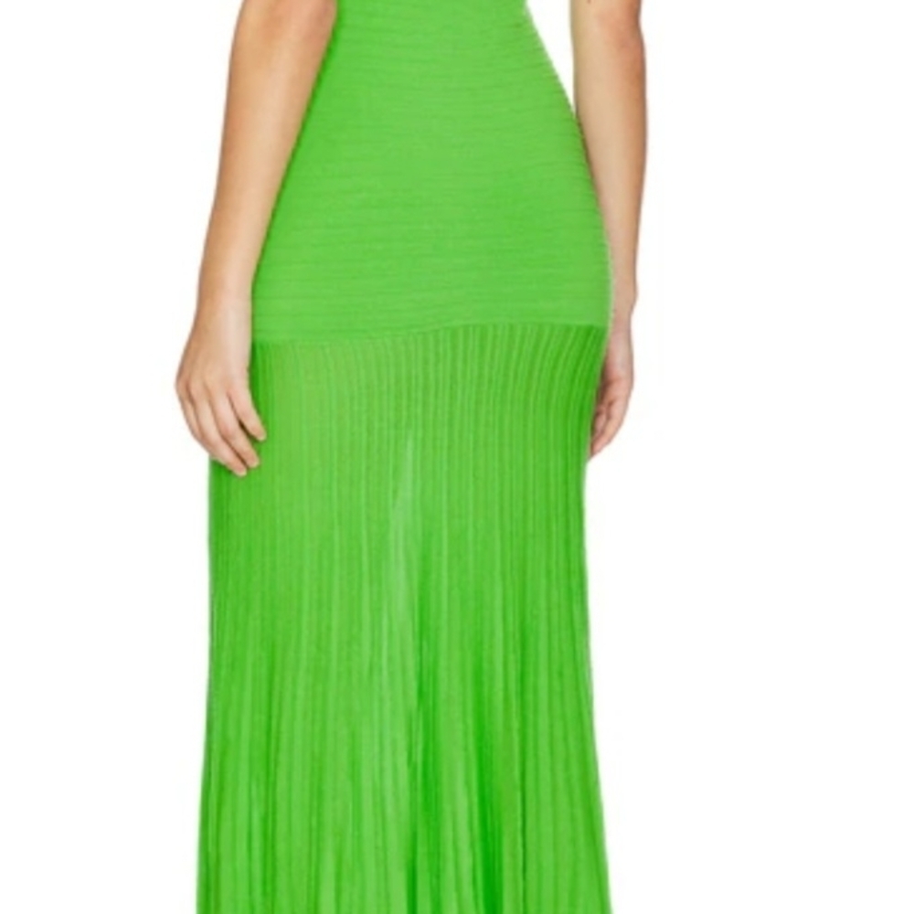 Line & Dot Arlo Tube Dress in Electric Green  New With Tags Sz Large - Picture 4 of 11